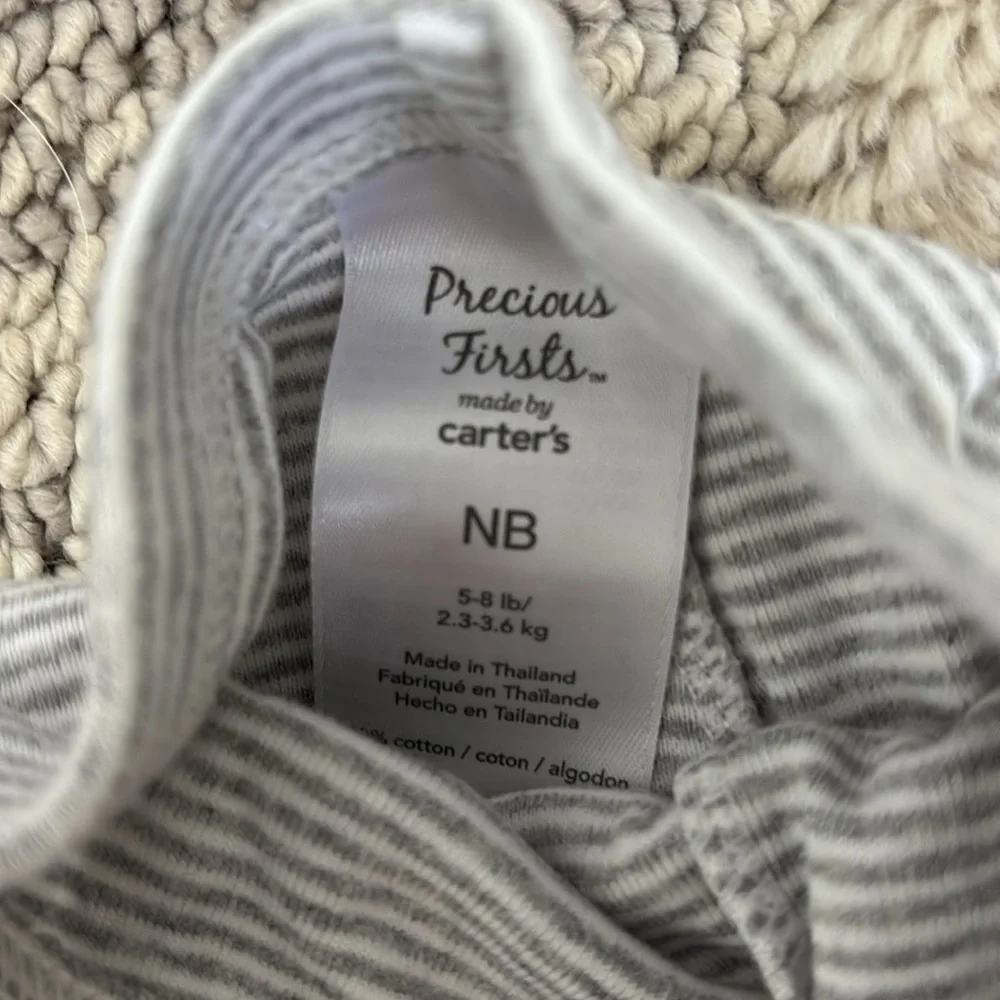 Newborn Outfit set- pants, onesie and little long sleeve- NB size- Carters brand